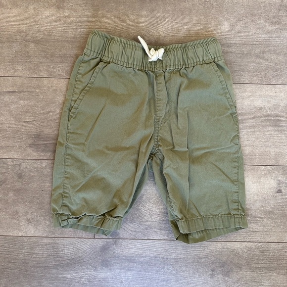 Place Boys Green Pull On Jogger Shorts vguc size 6 - Picture 6 of 7